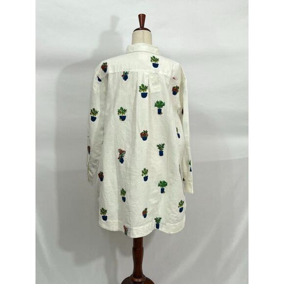 SEZANE x MOMONI Sz 40 8 Maxine Shirt Dress Jardini NWT - Picture 6 of 14